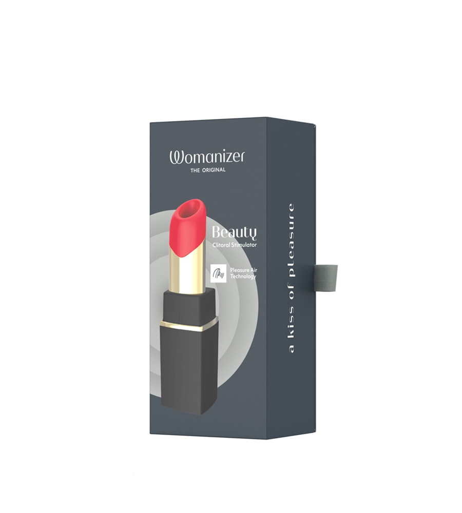 Womanizer Beauty Black/Red – zračni masažer klitorisa u obliku ruža