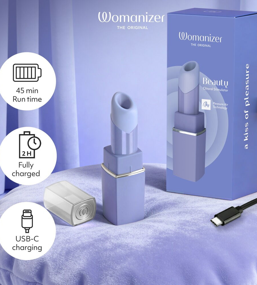Womanizer Beauty Lilac – zračni masažer klitorisa u obliku ruža