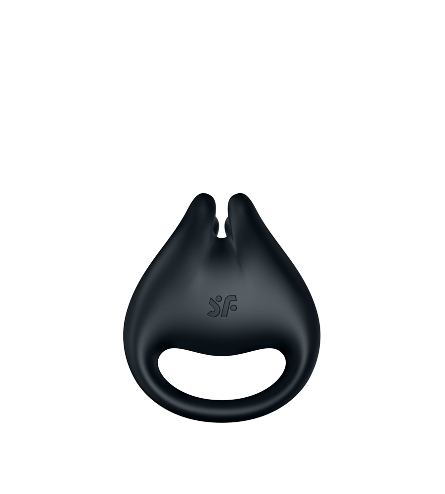 Satisfyer Perfect Pair 1 Black višenamjenski je 2-u-1 intimni dodatak koji se može koristiti kao vibrator za prste ili vibrirajući prsten za penis
