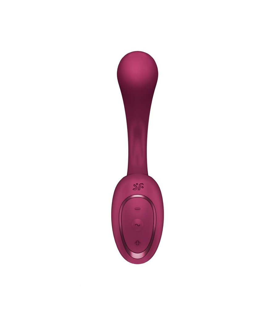 Satisfyer G for Goddess 2 Wine Red - silikonski rabbit vibrator - Slika 4