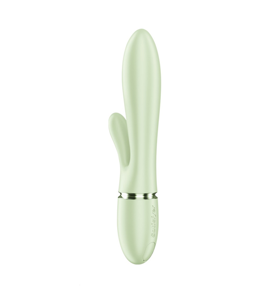 Satisfyer Pearl Bunny 2 Light Green - silikonski rabbit vibrator - Slika 4