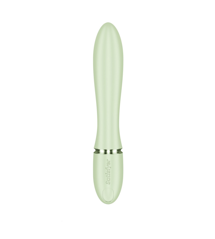 Satisfyer Pearl Bunny 2 Light Green - silikonski rabbit vibrator - Slika 5